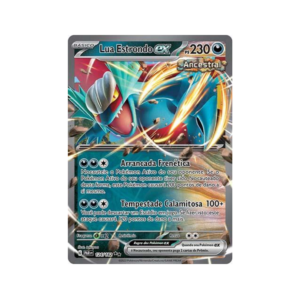 Roaring Moon ex 124/182 in Portuguese Paradox Rift Pokémon TCG