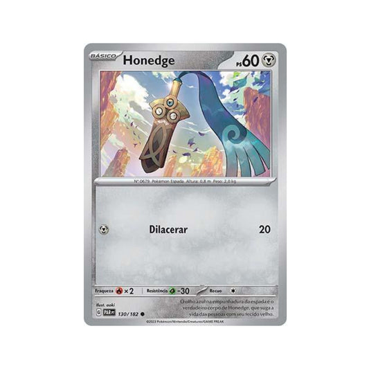 Honedge 130/182 in Portuguese Paradox Rift Pokémon TCG