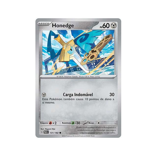 Honedge 131/182 in Portuguese Paradox Rift Pokémon TCG