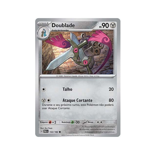 Doublade 132/182 in Portuguese Paradox Rift Pokémon TCG