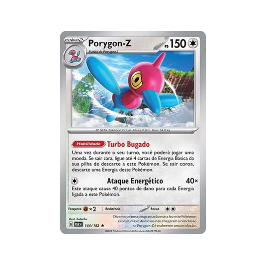 Porygon-Z 144/182 in Portuguese Paradox Rift Pokémon TCG