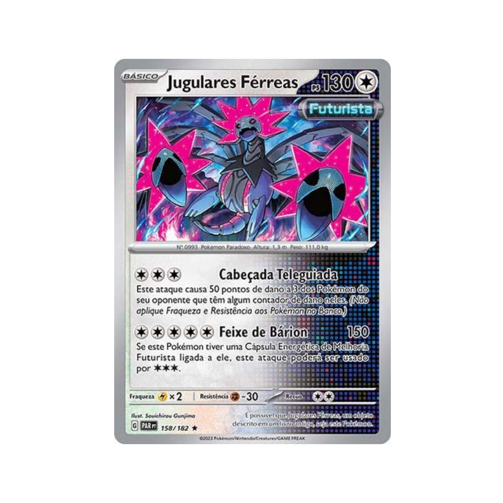 Iron Jugulis 158/182 in Portuguese Paradox Rift Pokémon TCG