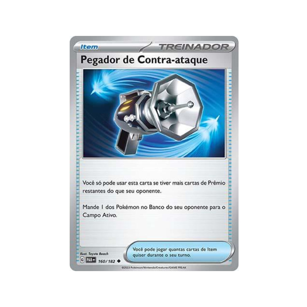 Counter Catcher 160/182 in Portuguese Paradox Rift Pokémon TCG