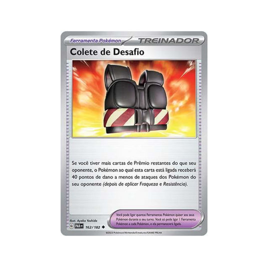 Defiance Vest 162/182 in Portuguese Paradox Rift Pokémon TCG