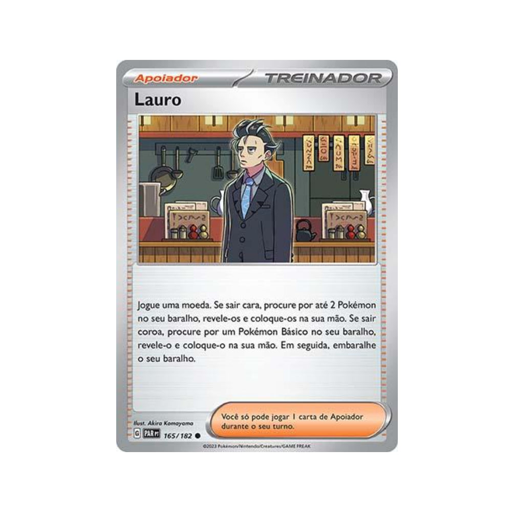 Larry 165/182 in Portuguese Paradox Rift Pokémon TCG