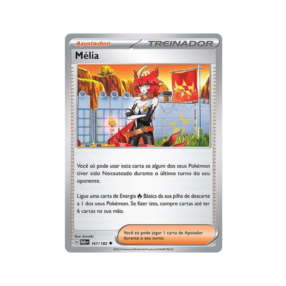 Mela 167/182 in Portuguese Paradox Rift Pokémon TCG