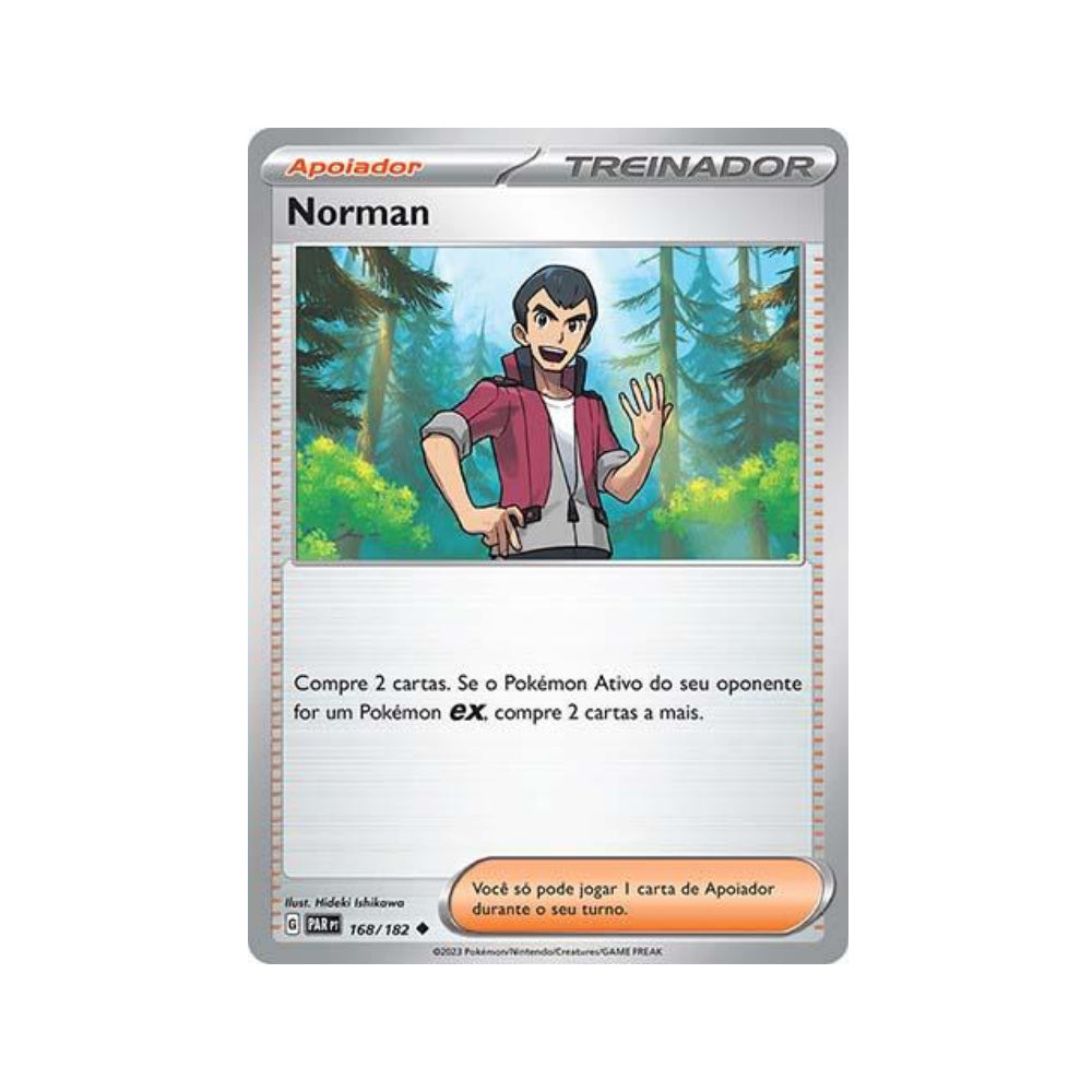 Norman 168/182 in Portuguese Paradox Rift Pokémon TCG