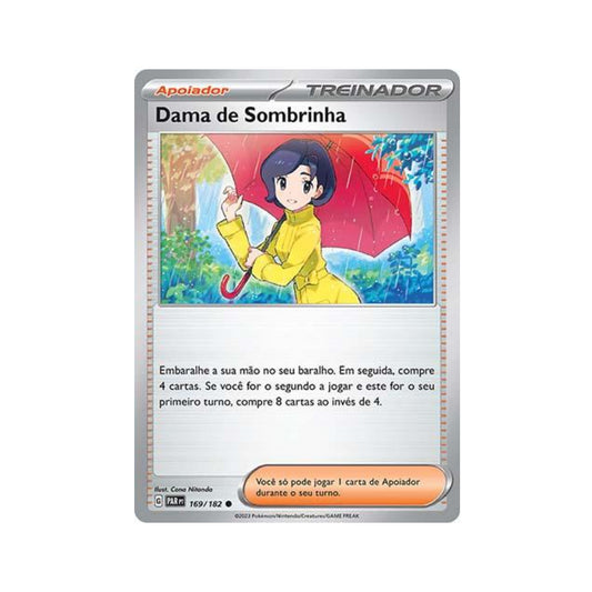 Parasol Lady 169/182 in Portuguese Paradox Rift Pokémon TCG