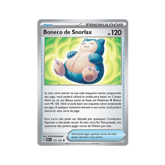 Snorlax Doll 175/182 in Portuguese Paradox Rift Pokémon TCG