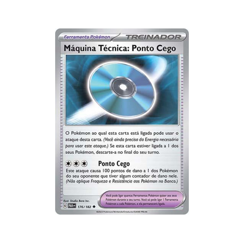 Technical Machine: Blindside 176/182 in Portuguese Paradox Rift Pokémon TCG