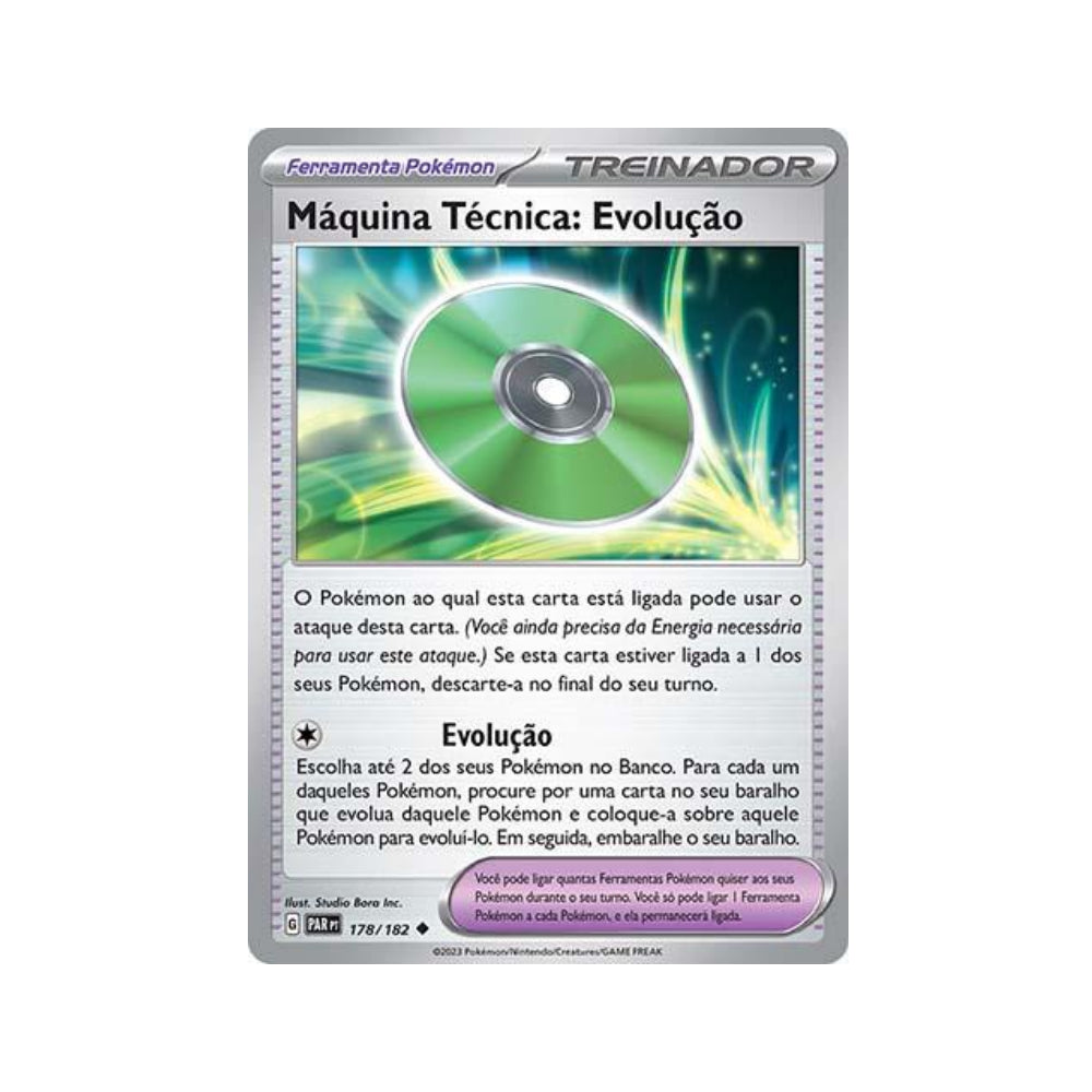 Technical Machine: Evolution 178/182 in Portuguese Paradox Rift Pokémon TCG