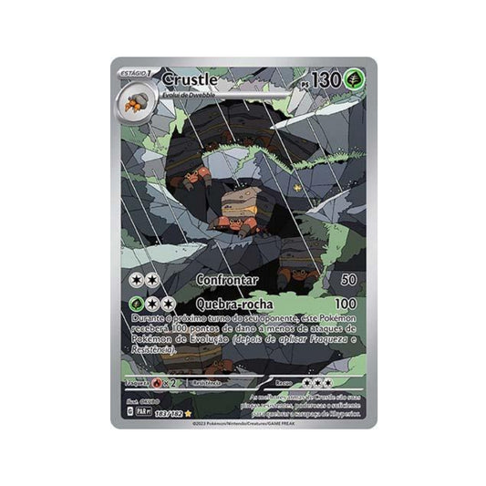 Crustle 183/182 in Portuguese Paradox Rift Pokémon TCG