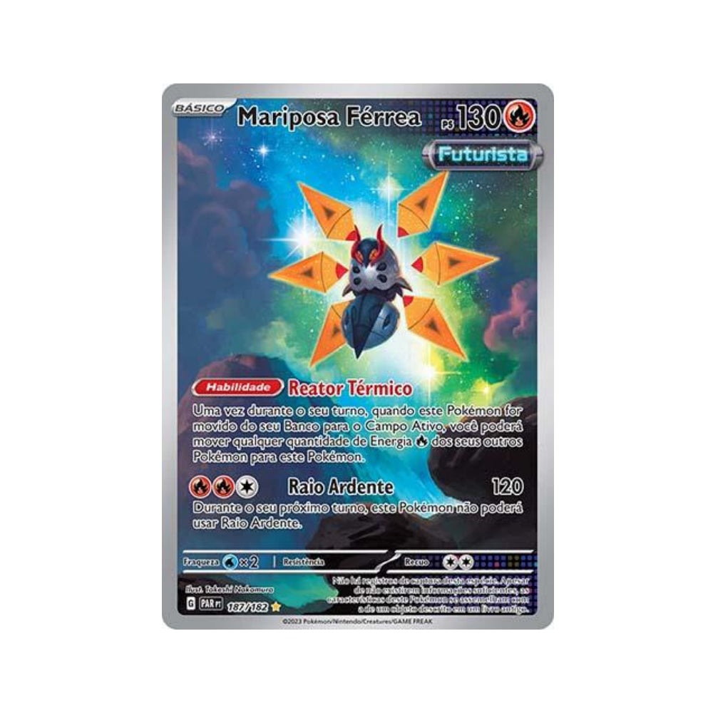 Iron Moth 187/182 in Portuguese Paradox Rift Pokémon TCG