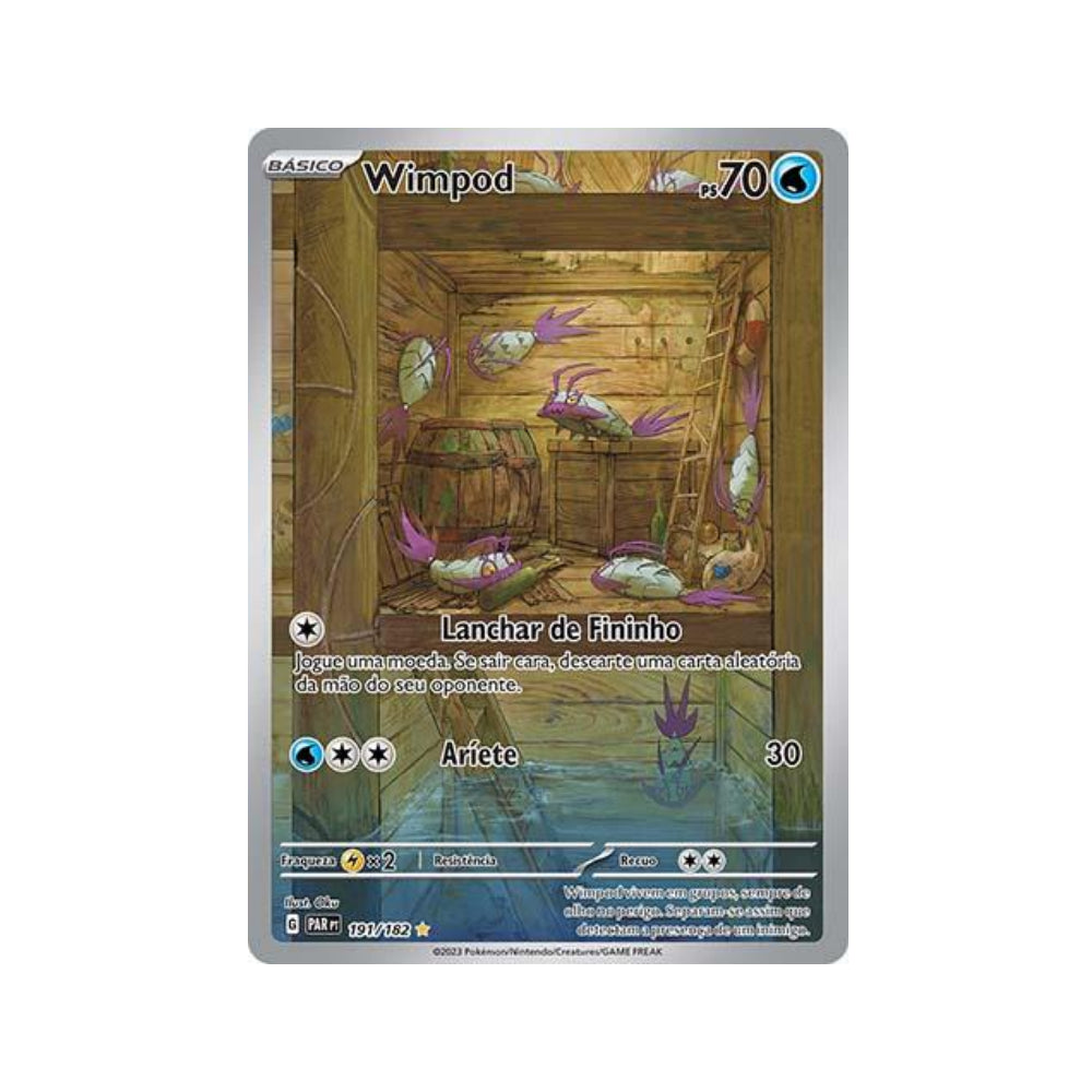 Wimpod 191/182 in Portuguese Paradox Rift Pokémon TCG