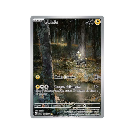 Blitzle 195/182 in Portuguese Paradox Rift Pokémon TCG