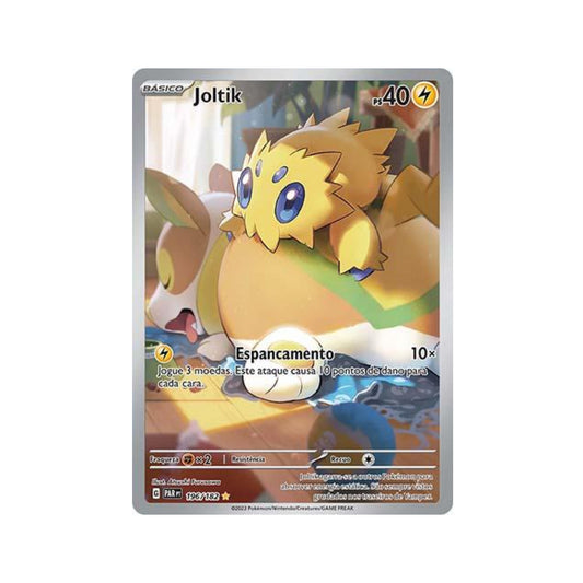 Joltik 196/182 in Portuguese Paradox Rift Pokémon TCG