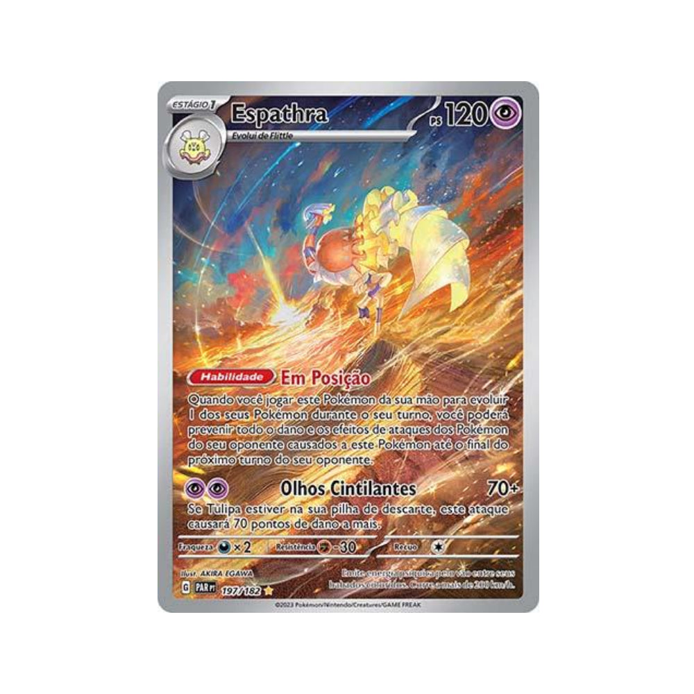 Espathra 197/182 in Portuguese Paradox Rift Pokémon TCG