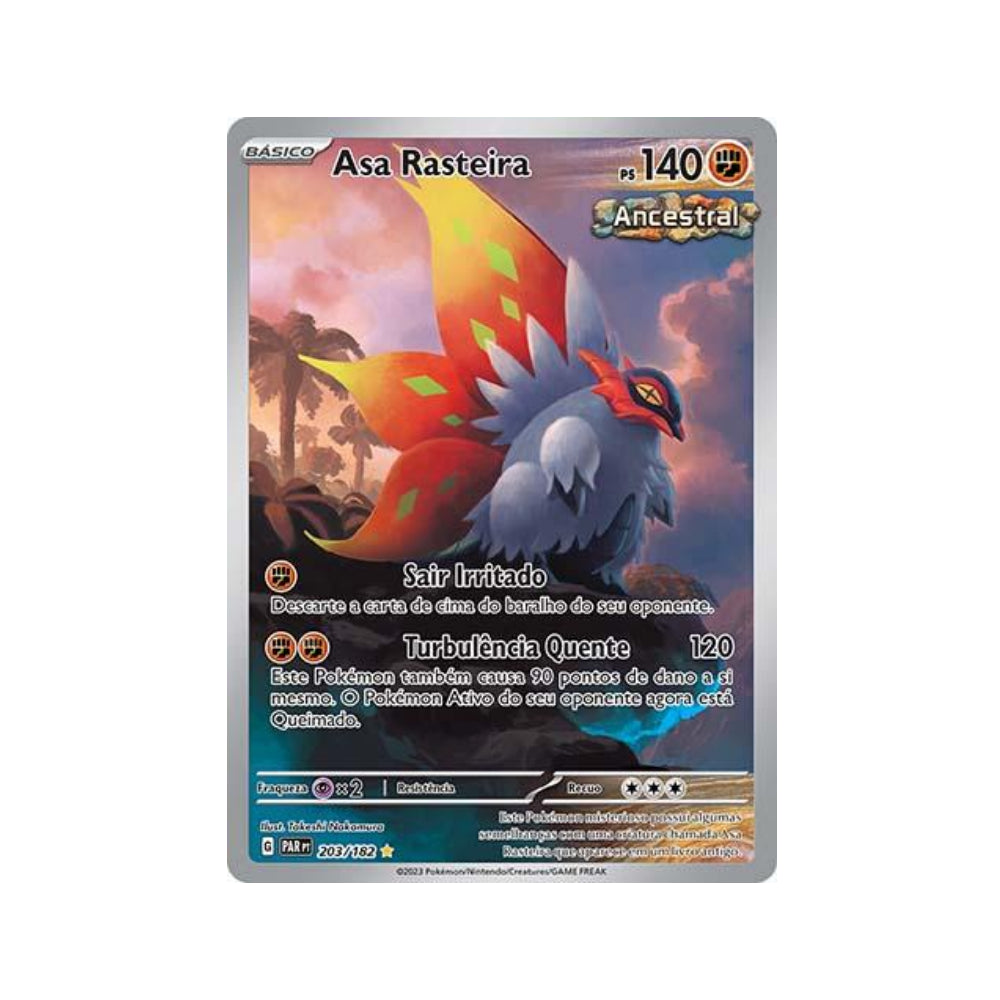 Slither Wing 203/182 in Portuguese Paradox Rift Pokémon TCG