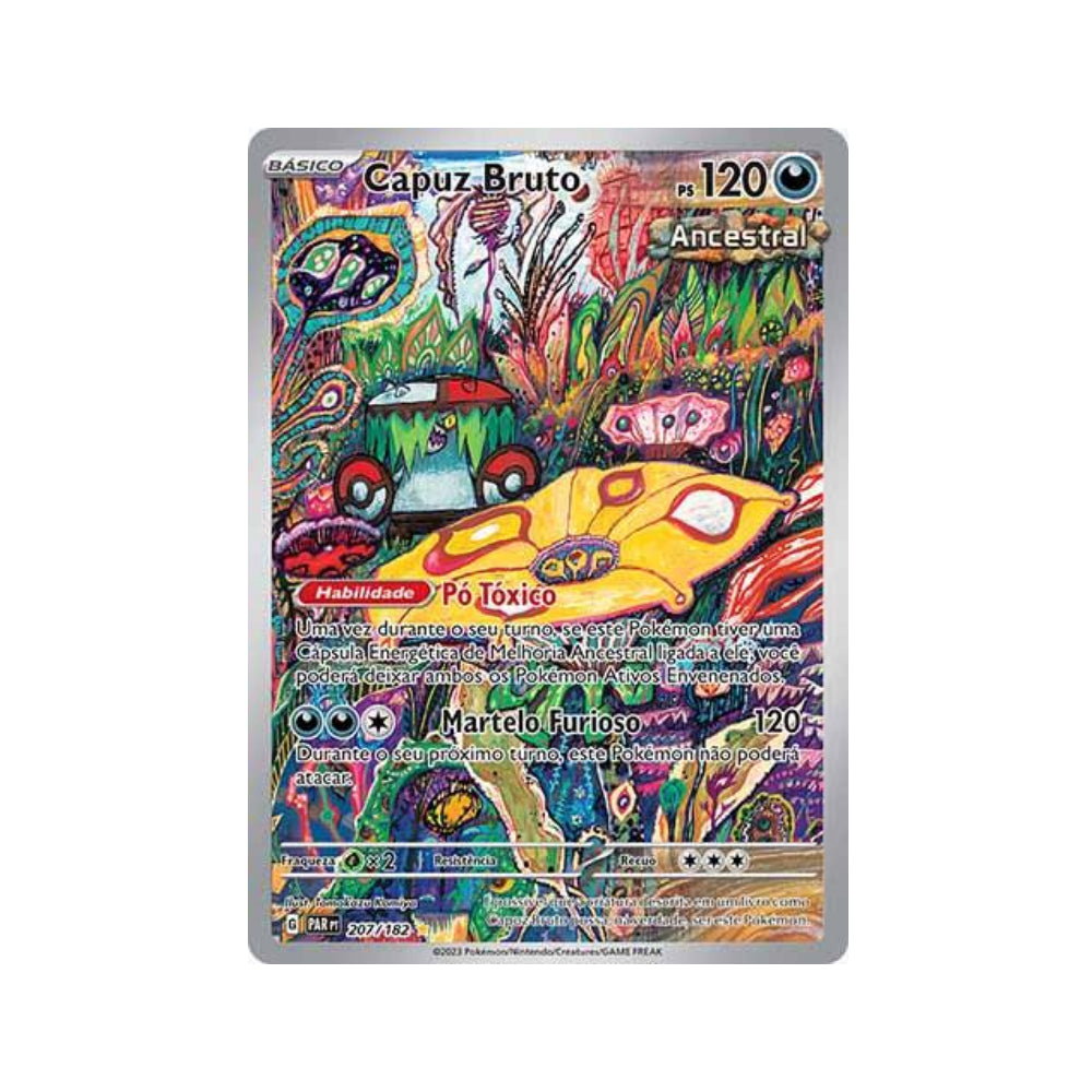 Brute Bonnet 207/182 in Portuguese Paradox Rift Pokémon TCG