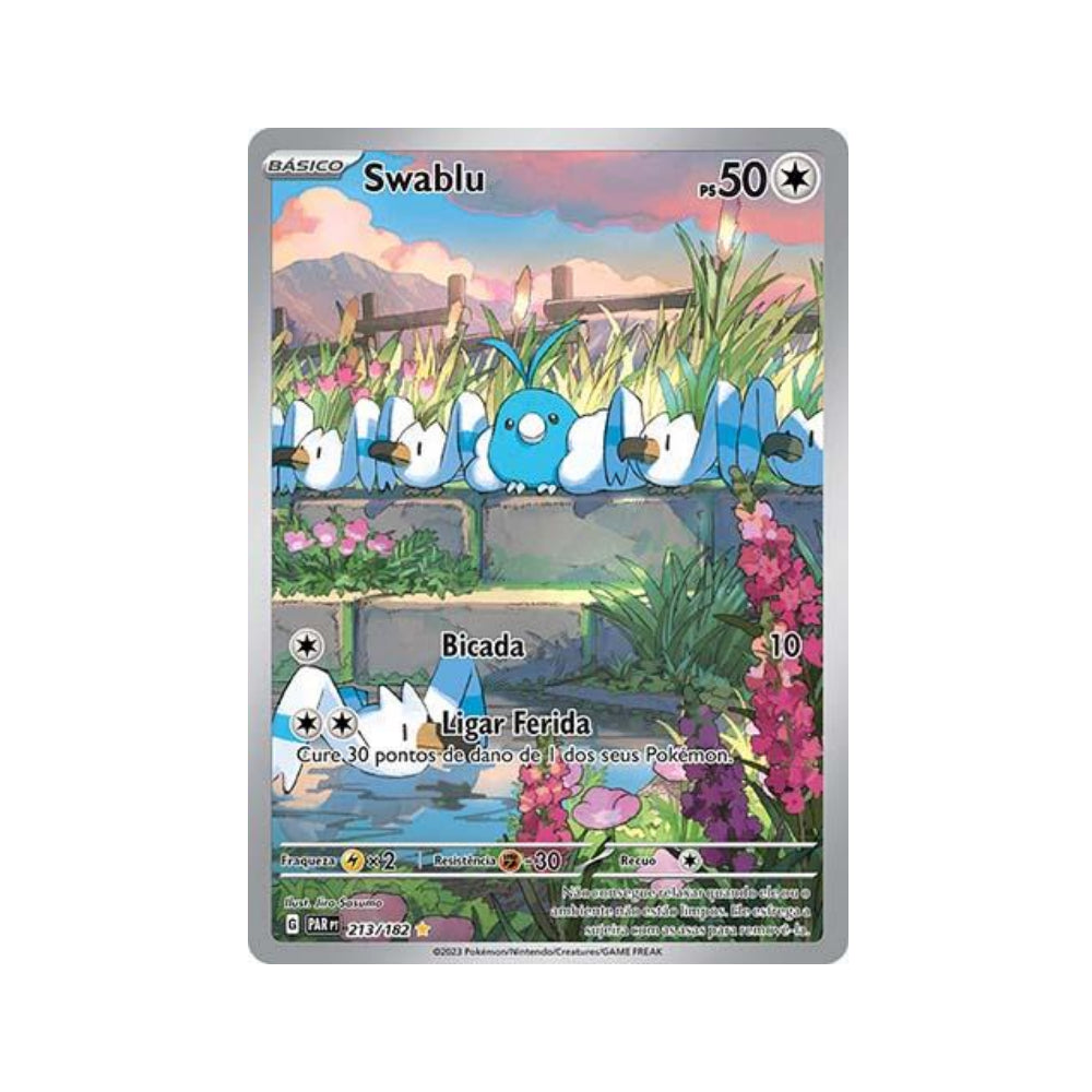 Swablu 213/182 in Portuguese Paradox Rift Pokémon TCG