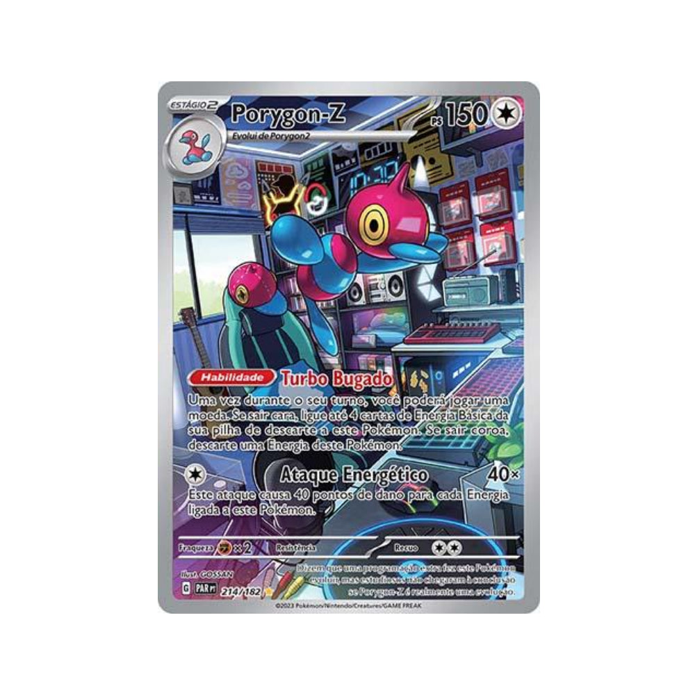 Porygon-Z 214/182 in Portuguese Paradox Rift Pokémon TCG