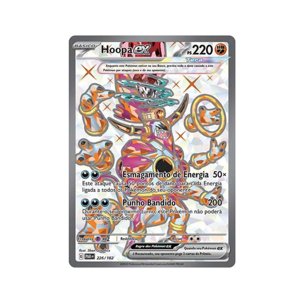 Hoopa ex 226/182 in Portuguese Paradox Rift Pokémon TCG