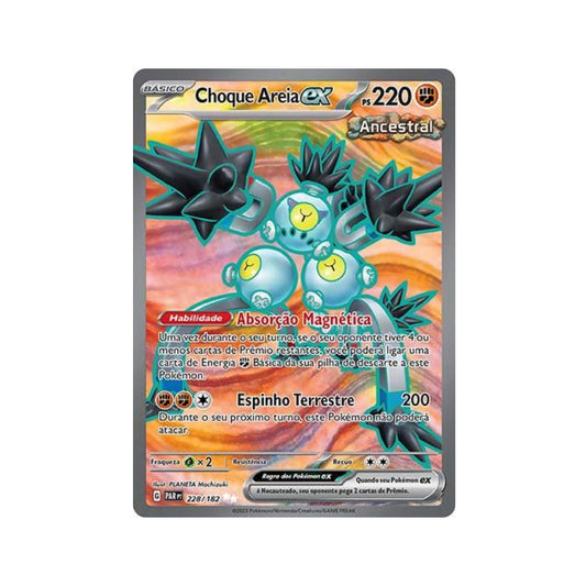 Sandy Shocks ex 228/182 in Portuguese Paradox Rift Pokémon TCG