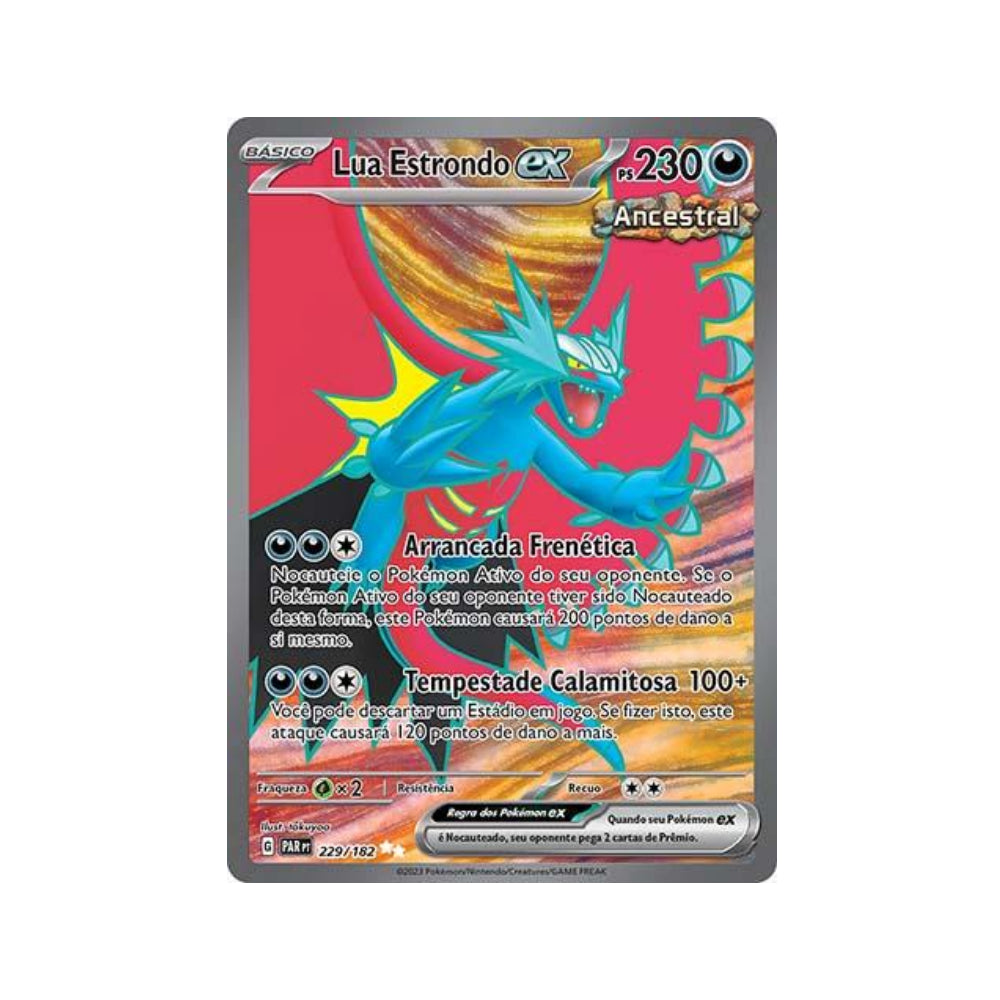 Roaring Moon ex 229/182 in Portuguese Paradox Rift Pokémon TCG