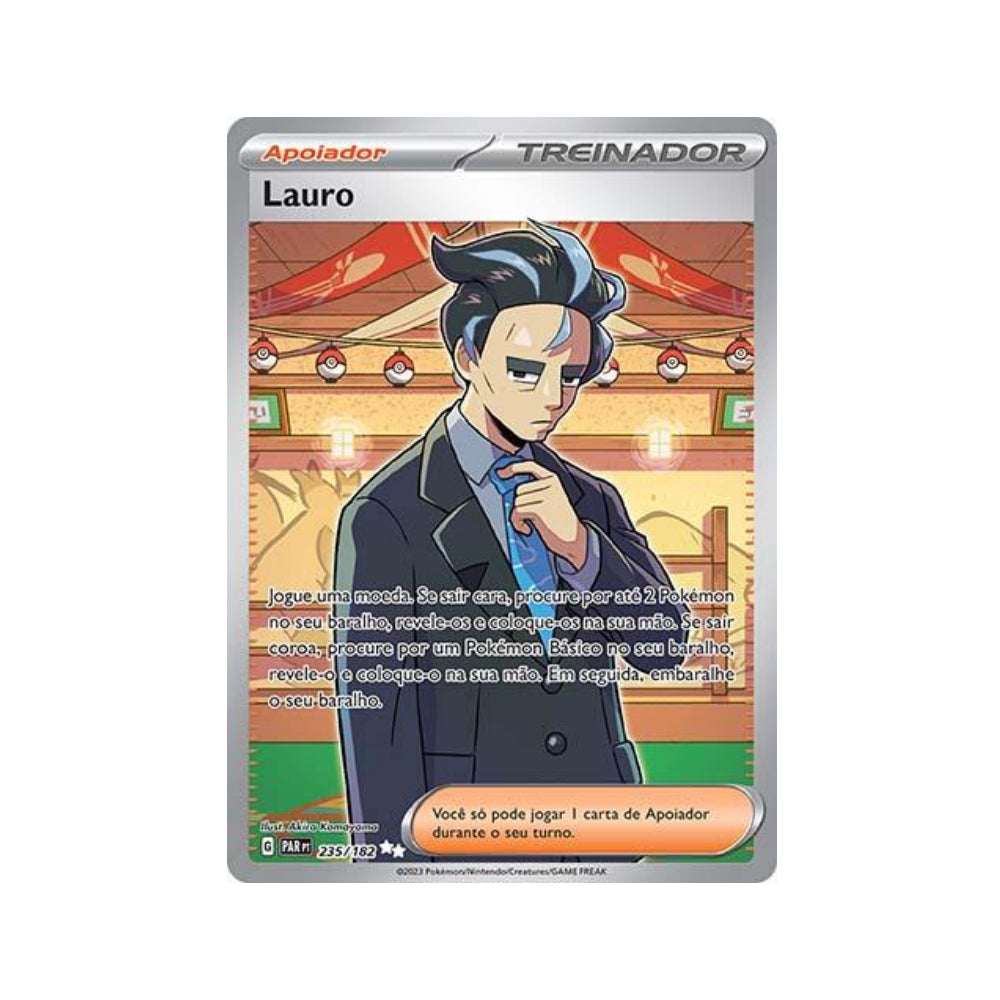 Larry 235/182 in Portuguese Paradox Rift Pokémon TCG