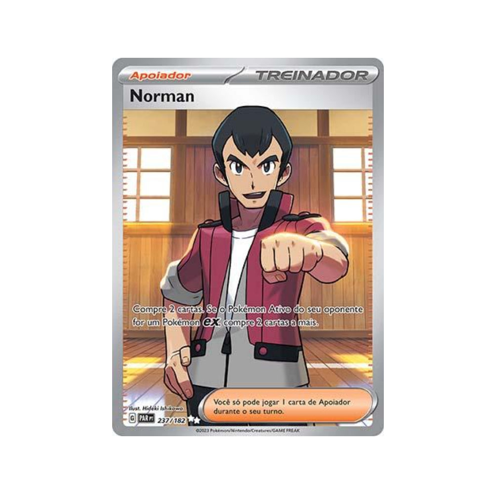 Norman 237/182 in Portuguese Paradox Rift Pokémon TCG