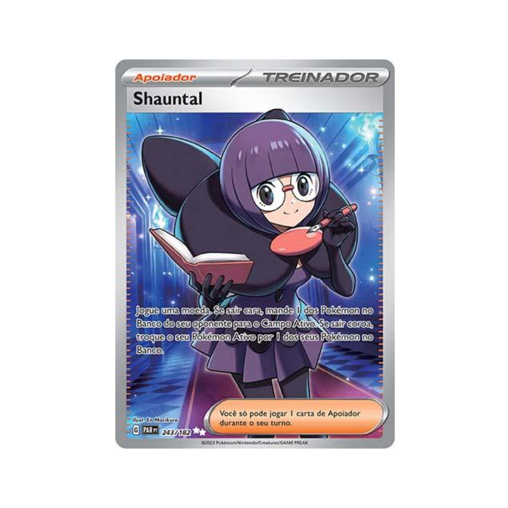 Shauntal 243/182 in Portuguese Paradox Rift Pokémon TCG