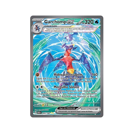 Garchomp ex 245/182 in Portuguese Paradox Rift Pokémon TCG