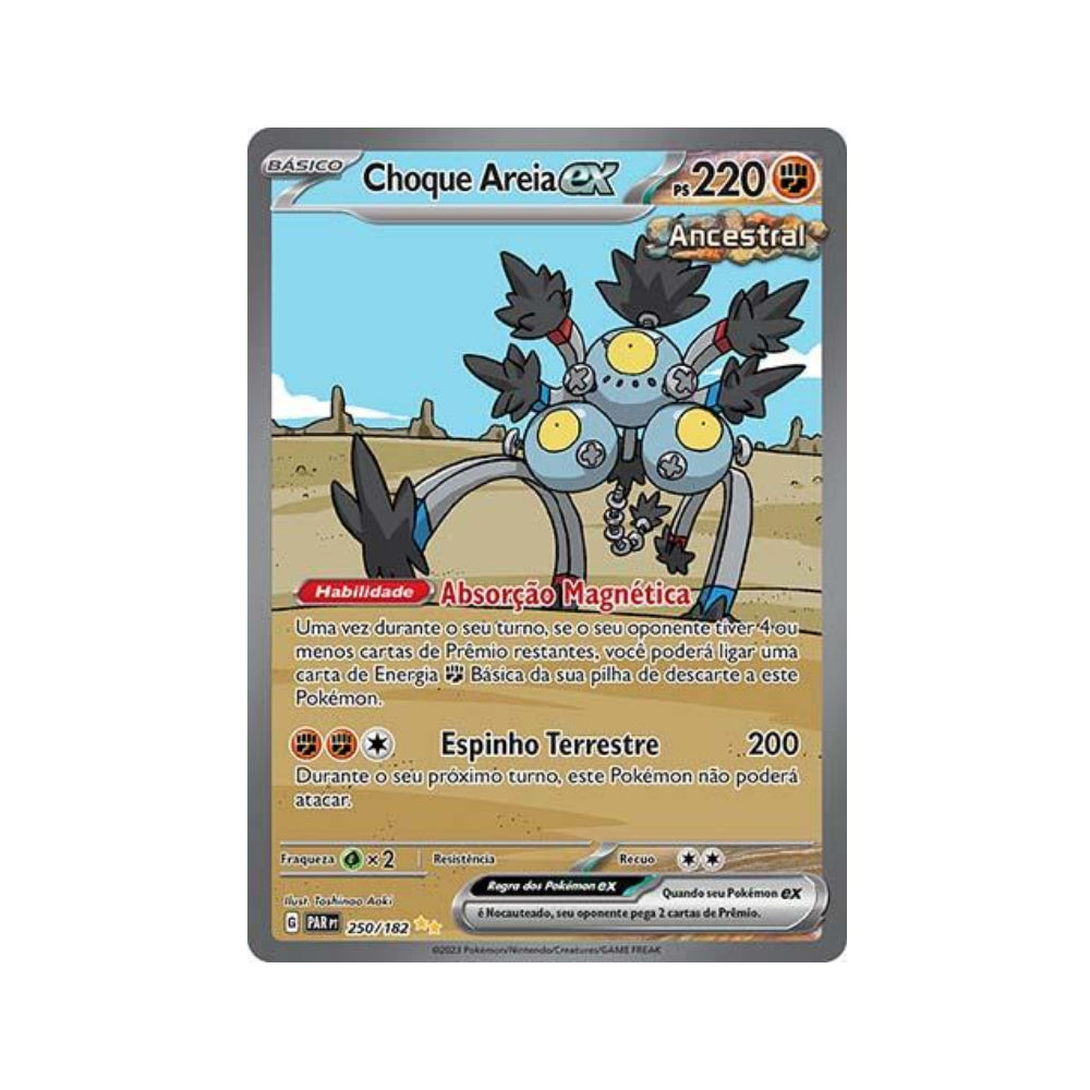 Sandy Shocks ex 250/182 in Portuguese Paradox Rift Pokémon TCG