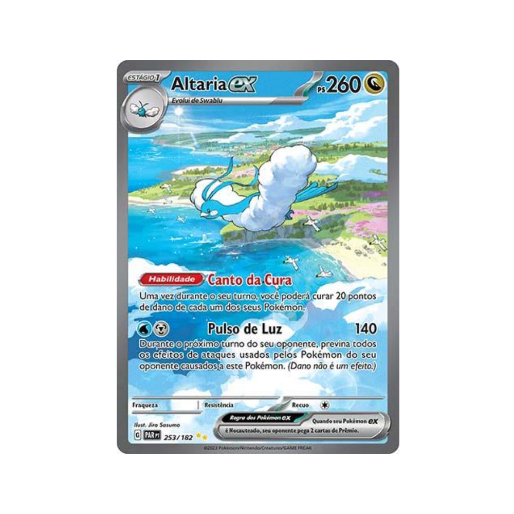 Altaria ex 253/182 in Portuguese Paradox Rift Pokémon TCG