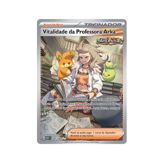 Professor Sada's Vitality 256/182 in Portuguese Paradox Rift Pokémon TCG