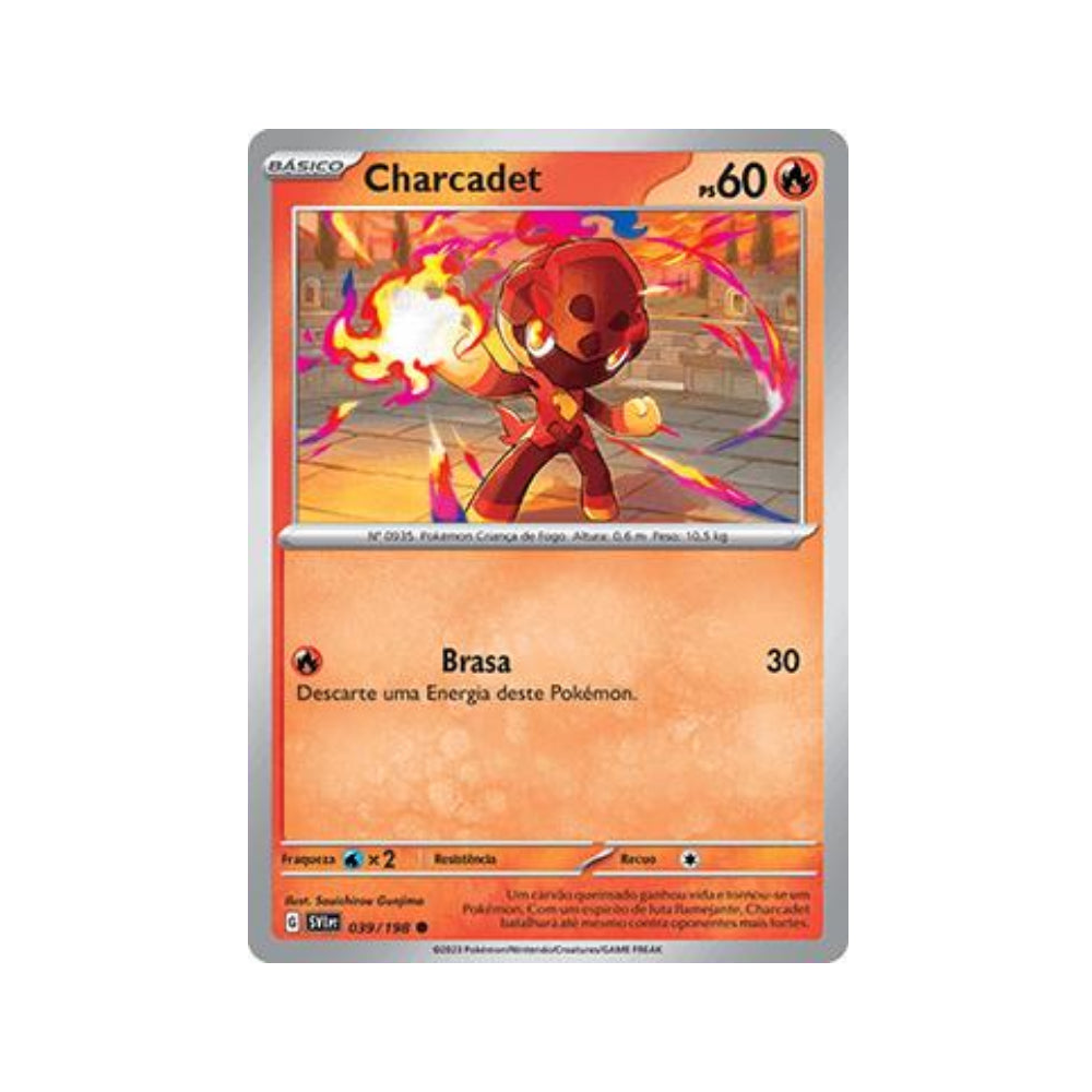 Charcadet 039/198 in Portuguese Scarlet & Violet Pokémon TCG