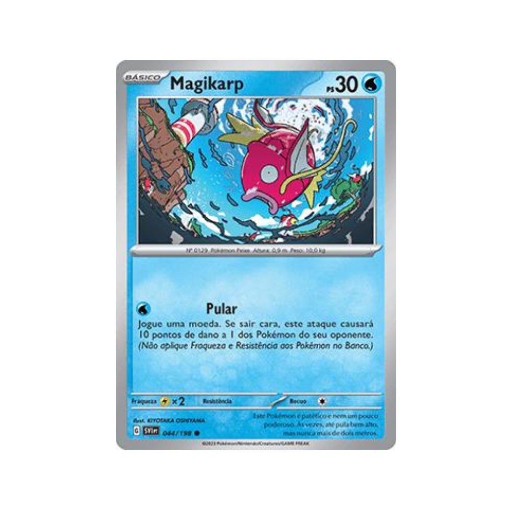 Magikarp 044/198 in Portuguese Scarlet & Violet Pokémon TCG