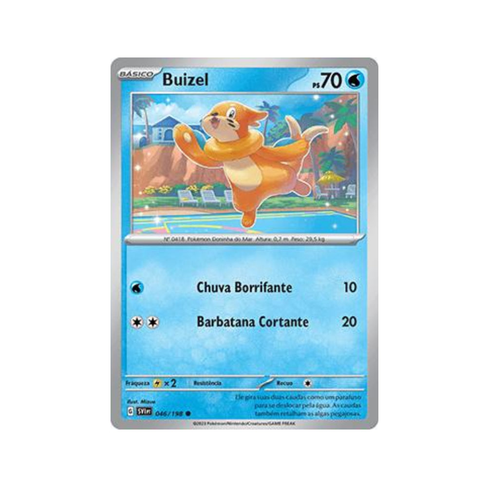 Buizel 046/198 in Portuguese Scarlet & Violet Pokémon TCG