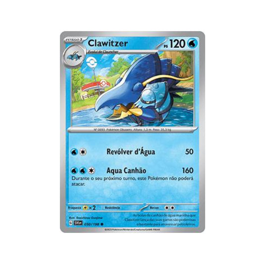 Clawitzer 050/198 in Portuguese Scarlet & Violet Pokémon TCG