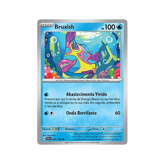 Bruxish 051/198 in Portuguese Scarlet & Violet Pokémon TCG