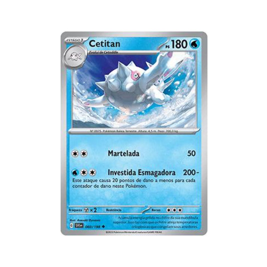 Cetitan 060/198 in Portuguese Scarlet & Violet Pokémon TCG