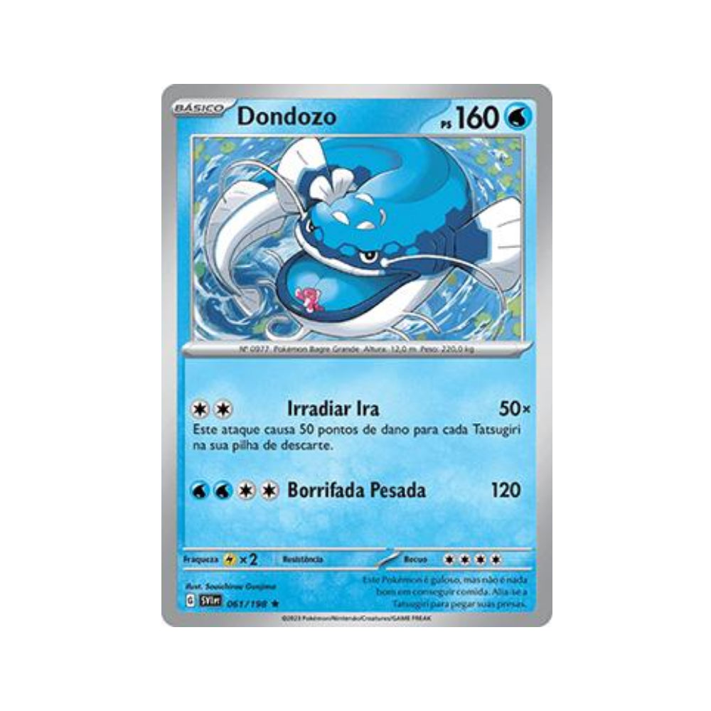 Dondozo 061/198 in Portuguese Scarlet & Violet Pokémon TCG