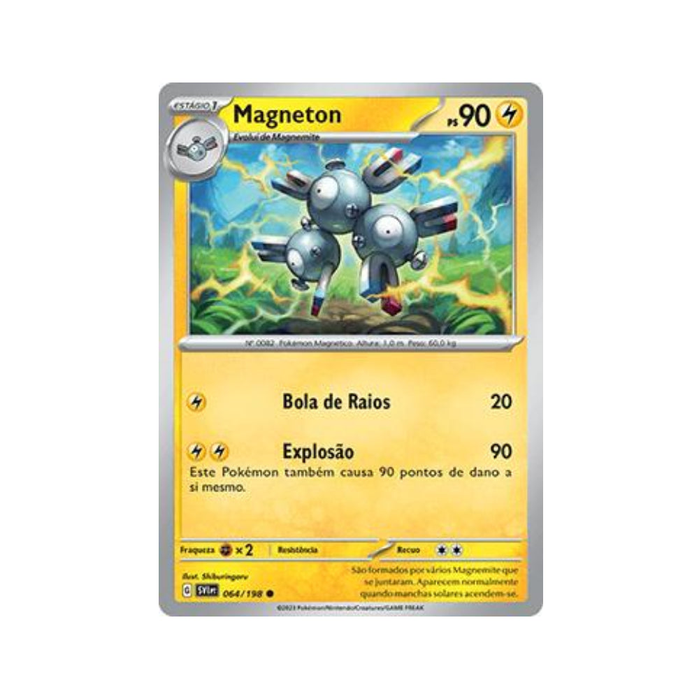 Magneton 064/198 in Portuguese Scarlet & Violet Pokémon TCG