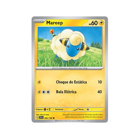 Mareep 066/198 in Portuguese Scarlet & Violet Pokémon TCG