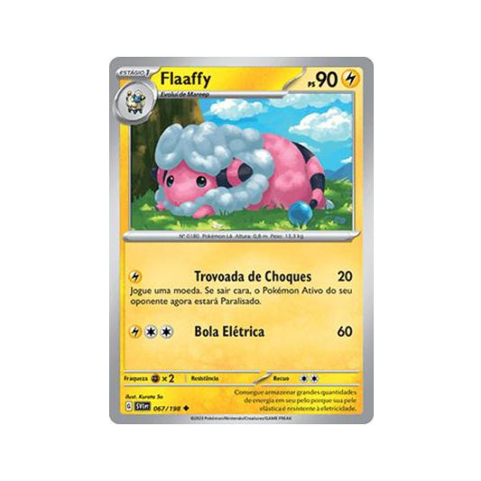 Flaaffy 067/198 in Portuguese Scarlet & Violet Pokémon TCG