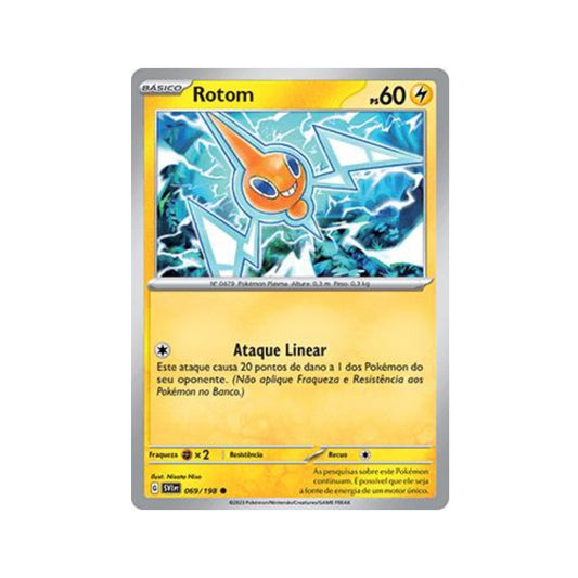 Rotom 069/198 in Portuguese Scarlet & Violet Pokémon TCG