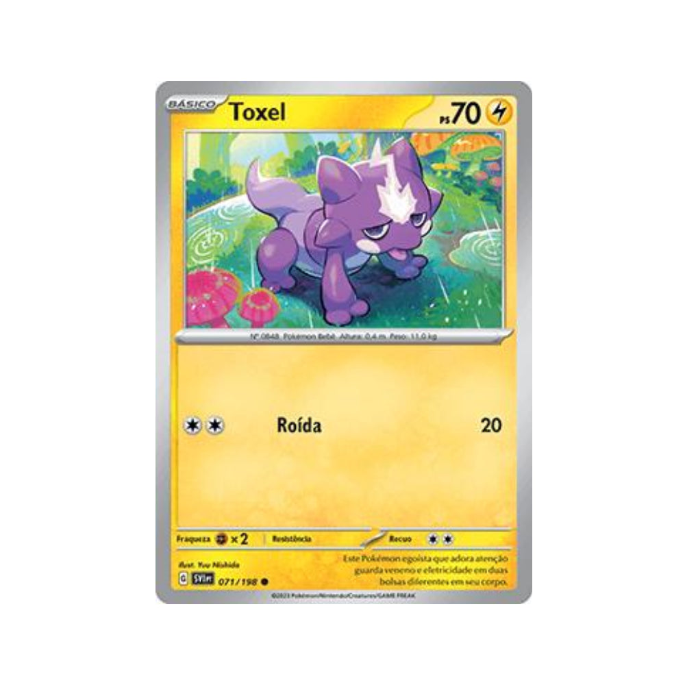 Toxel 071/198 in Portuguese Scarlet & Violet Pokémon TCG