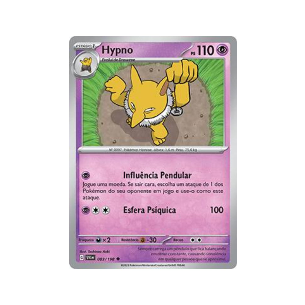 Hypno 083/198 in Portuguese Scarlet & Violet Pokémon TCG