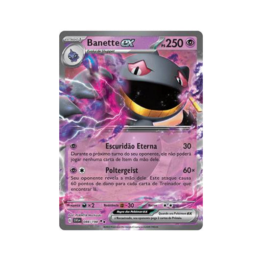 Banette ex 088/198 in Portuguese Scarlet & Violet Pokémon TCG