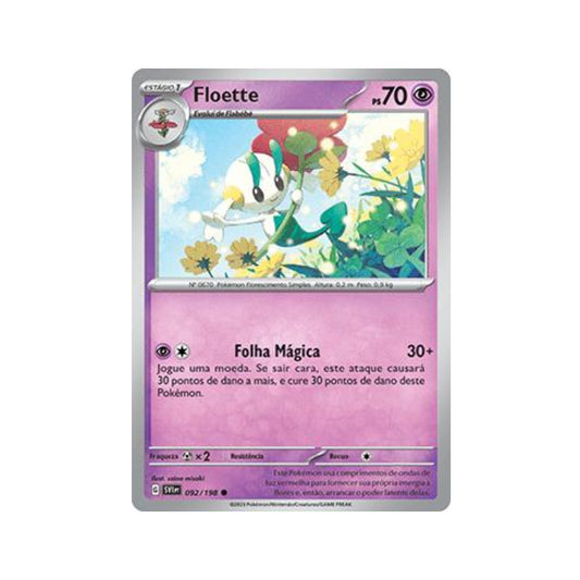 Floette 092/198 in Portuguese Scarlet & Violet Pokémon TCG